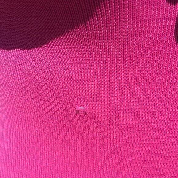 VERANIQUE YOUNG for W sleeveless top pink sequin beads V neck sexy Size Medium - Picture 6 of 8